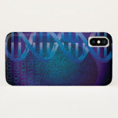 CSI DNA Fingerprint Wissenschaft Case-Mate iPhone Hülle (Rückseite (Horizontal))