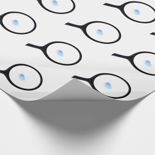 CSI-Fingerabdruck Geschenkpapier (Ecke)