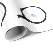 CSI-Fingerabdruck Geschenkpapier (Rolleneckpunkt)