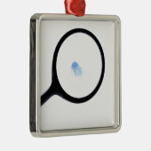 CSI Fingerabdruck Silbernes Ornament (Rechts)