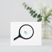 CSI Fingerprint Postkarte (Stehend Vorderseite)