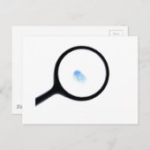 CSI Fingerprint Postkarte (Vorne/Hinten)