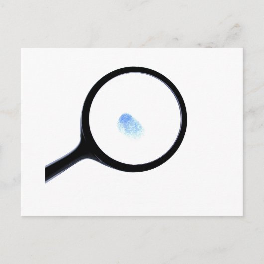 CSI Fingerprint Postkarte (Vorderseite)