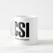 CSI KAFFEETASSE (Vorderseite Links)