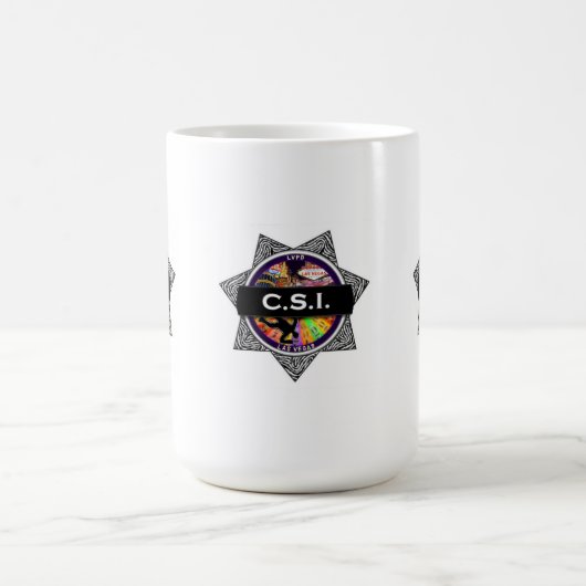CSI Las Vegas Fernsehshow-Tassen-Geschenk Kaffeetasse (Mittel)