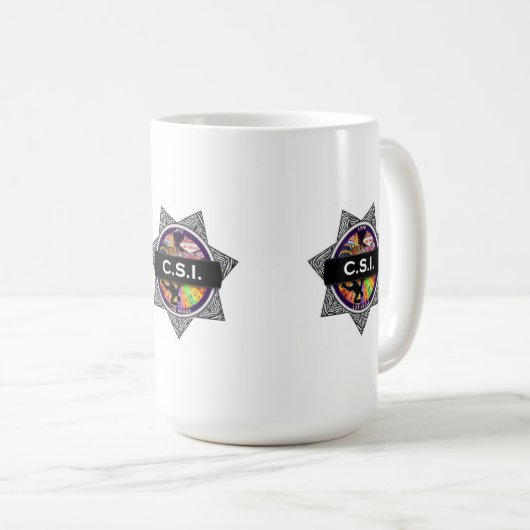 CSI Las Vegas Fernsehshow-Tassen-Geschenk Kaffeetasse (VorderseiteRechts)