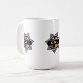 CSI Las Vegas Fernsehshow-Tassen-Geschenk Kaffeetasse (Vorderseite Links)