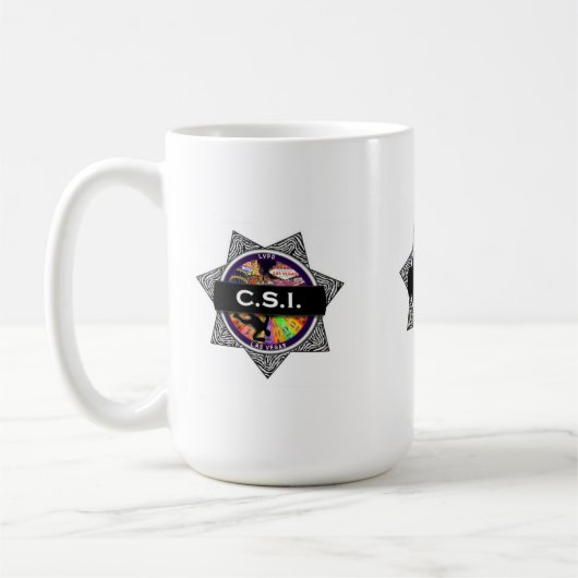 CSI Las Vegas Fernsehshow-Tassen-Geschenk Kaffeetasse (Links)