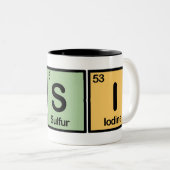 CSI machte von den Elementen Zweifarbige Tasse (VorderseiteRechts)