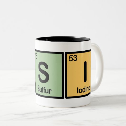 CSI machte von den Elementen Zweifarbige Tasse (VorderseiteRechts)