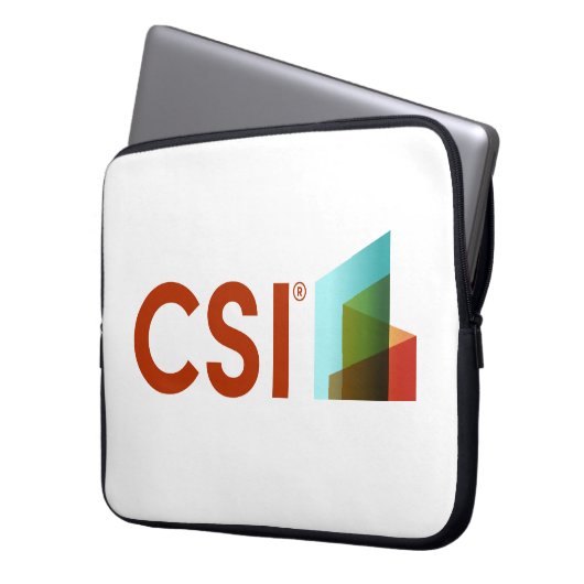 CSI Notebook-Sieb Laptopschutzhülle (Vorderseite Links)