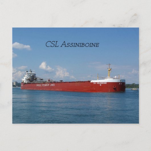 CSL Assiniboine Postkarte (Vorderseite)