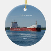 CSL St. Laurent Keramikornament (Vorne)