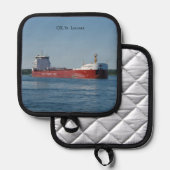 CSL St. Laurent Pott Inhaber Topflappen (Vorderseite/Rückseite)