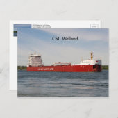 CSL Welland Postcard Postkarte (Vorne/Hinten)