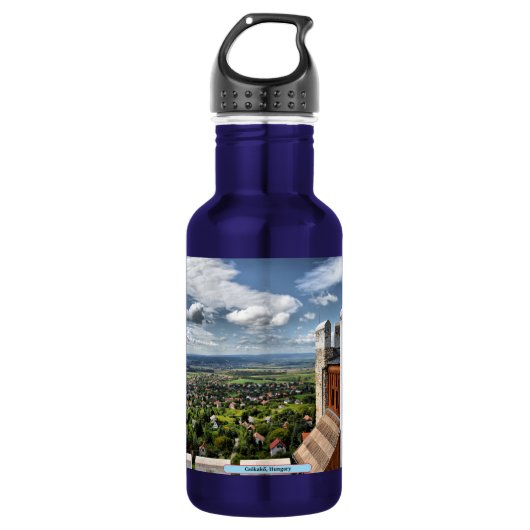 Csókakő, Ungarn Edelstahlflasche (Vorderseite)