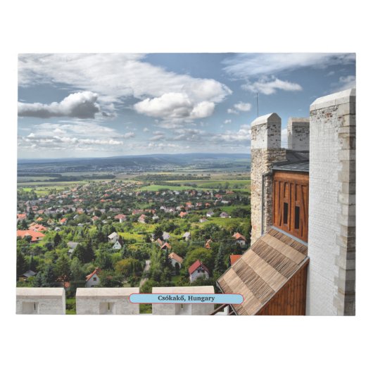 Csókakő, Ungarn Notizblock (Vorderseite)