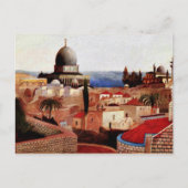 Csontvary - Blick auf das Tote Meer vom Tempelplat Postkarte (Vorderseite)