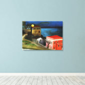 Csontvary - Vollmond in Taormina (Detail) Leinwanddruck (Insitu (Holzboden))