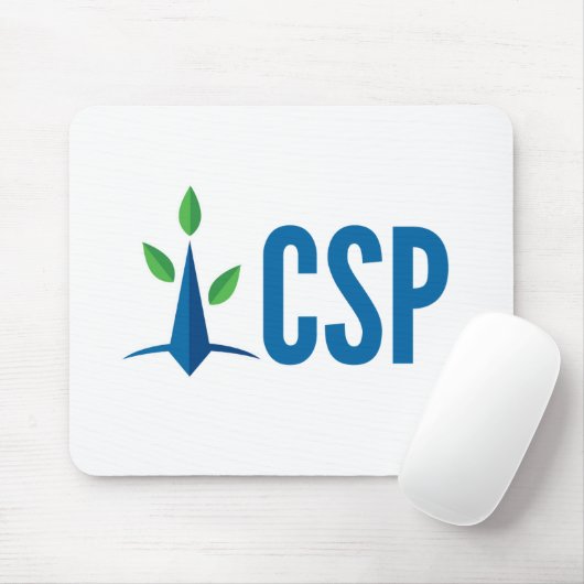 CSP einfaches Logo Mousepad (Mit Mouse)