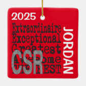 CSR Extraordinaire CUSTOM Keramikornament (Rückseite)