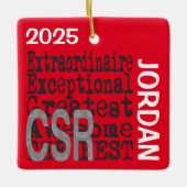 CSR Extraordinaire CUSTOM Keramikornament (Vorderseite)
