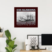 CSS Alabama-Kearsarge (B) Poster (Heimbüro)