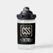 CSS HTML TRINKFLASCHE (Rückseite)