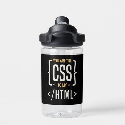 CSS HTML TRINKFLASCHE (Rückseite)