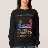 CSS HTML web developer programmer nerd geek couple Sweatshirt (Vorderseite)