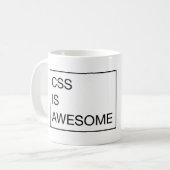 CSS *is* ehrfürchtig Kaffeetasse (Vorderseite Links)