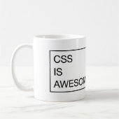 CSS *is* ehrfürchtig Kaffeetasse (Links)