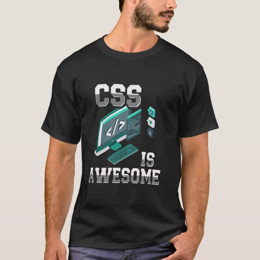 CSS ist das Phantastische Webentwickler-Coding-Pro T-Shirt (Vorderseite)