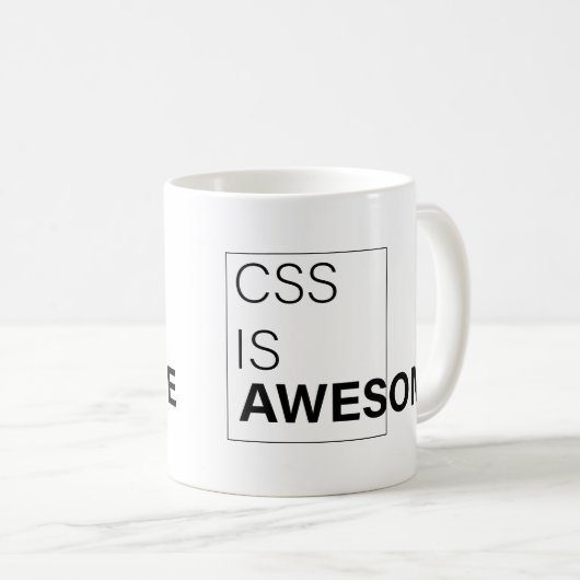 css ist phantastisch , Sarcastic Gifts for program Kaffeetasse (VorderseiteRechts)