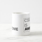 css ist phantastisch , Sarcastic Gifts for program Kaffeetasse (Mittel)