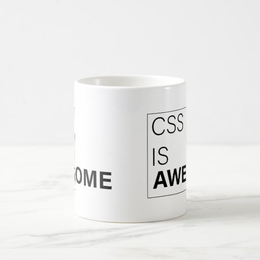 css ist phantastisch , Sarcastic Gifts for program Kaffeetasse (Mittel)