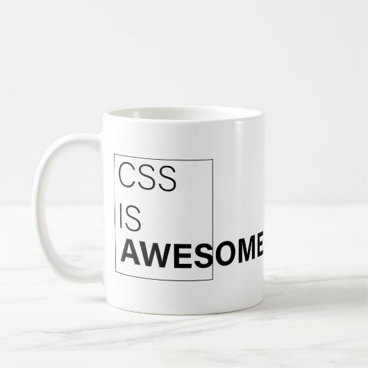 css ist phantastisch , Sarcastic Gifts for program Kaffeetasse (Links)