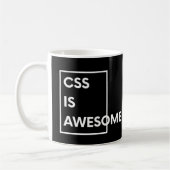 CSS ist Phantastisches Funny Coding & Programming Kaffeetasse (Links)