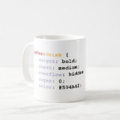 Css-Kaffee Kaffeetasse (Vorderseite Links)