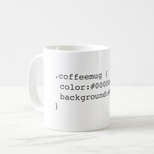 Css-Kaffee-Tasse Kaffeetasse (Vorderseite Links)