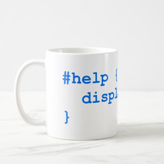 CSS no help Kaffeetasse