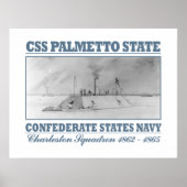 CSS Palmetto Staat Poster (Vorne)