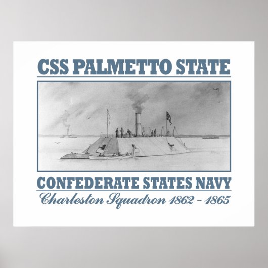 CSS Palmetto Staat Poster (Vorne)