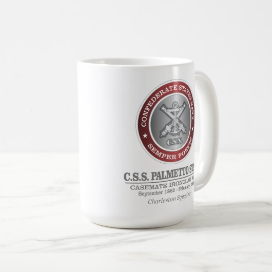 CSS Palmetto Staat (SF) Kaffeetasse (VorderseiteRechts)
