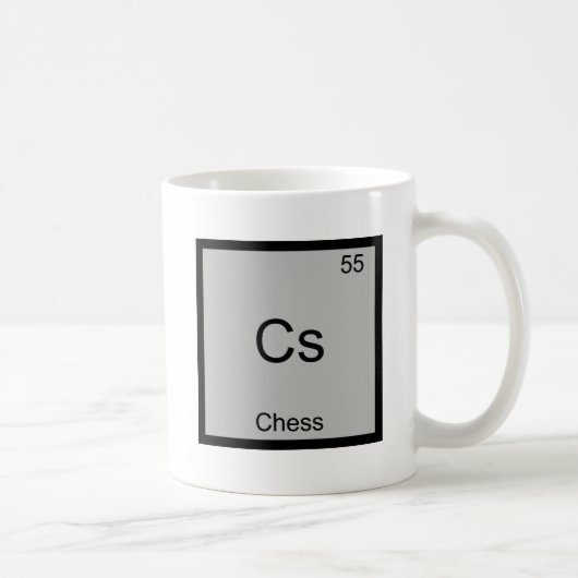 CSS - T - Shirt für das Symbol für Chess Funny Che Kaffeetasse (Rechts)