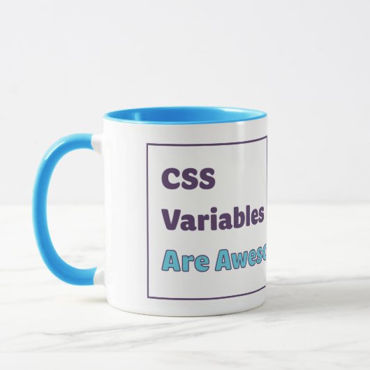 Css-Variablen sind fantastisch Tasse (Links)
