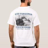 CSS Virginia - Hampton Roads T-Shirt (Rückseite)