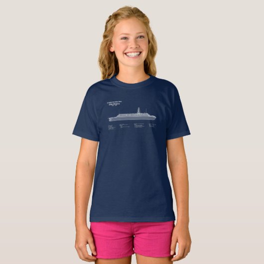 CSS Virginia - Pläne für den Schiffsbau ABD T-Shirt (Vorne ganz)