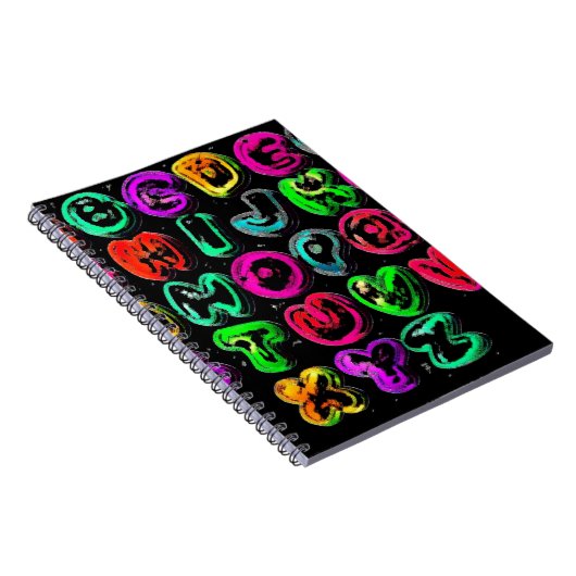 CSVL-FARBEN GRAFFITI ALPHABET-SCHREIBEN NOTIZBLOCK (Rechte Seite)