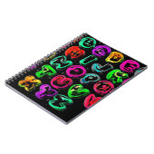 CSVL-FARBEN GRAFFITI ALPHABET-SCHREIBEN NOTIZBLOCK (Linke Seite)